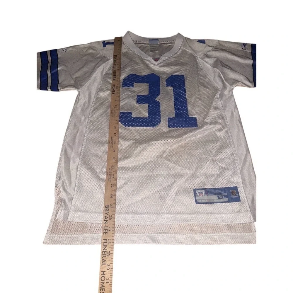Reebok Dallas Cowboys Roy Williams #31 Youth XL White NFL Football Jersey
